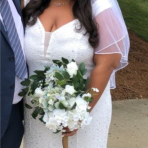 Plus size wedding dress size 2xl